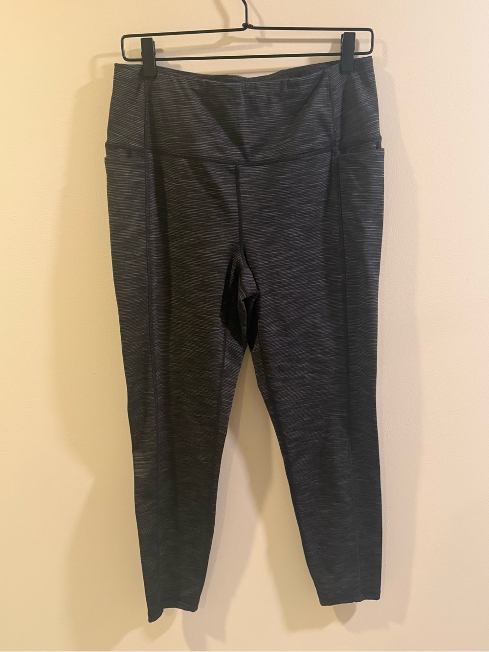 RBX Black Heathered High-Rise Active Leggings